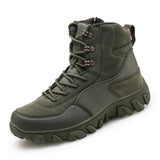 Men's Shoes Outdoor Work Boots Climbing Boots Autumn And Winter High Help Wear And Anti-Slip Hiking Cross-Country