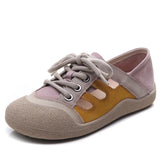 Layer Of Cowhole Retro Hollow Hole Shoe Woman 2025 Summer New Mori Art Sandals Casual Single