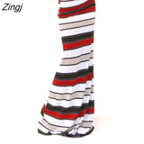 Spring Summer A-Line Elastic High-waist Long Pencil Skirt for Women 2023 Printed Maxi Skirt Faldas Largas Mujer Para