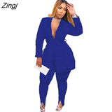 Suit Tassel 2 Two Piece Set Women Casual Autumn Winter Long Sleeve Shirt Tops + Skinny Legs Pants Female Outfit