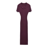 Women's Clothing 2025 Autumn And Winter New Fashion Temperament Collar Ribs Knitted