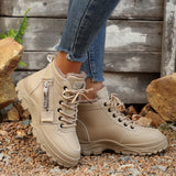 Shoes Children's Shoes 2025 New Winter Large-Size Casual Plus Velvet Winter Shoes Korean Version Of The Students' Women's Shoes High-Top
