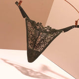 T-Tong Trousers Women Can Adjust The Size Of Embroidered Trousers Head Tone Hollow Thin With A Line Of T Pants