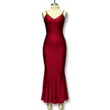 Sales Of Explosive Red Dress Dress Deep V Sexy Bare Back Slings Fishtail