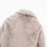 Winter New Women's Artificial Fur Effect Short Coat