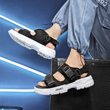Summer New Beach Shoes Light And Breathable Comfortable Trend Sandals Men Wear Cold Slippers Outside The Thick