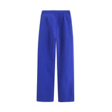 And Autumn Women's Fashion With Belt Solid Color Casual Suit Jacket High Waist Trousers