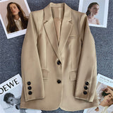 Zingj Suit Jacket Female 2024 Spring And Autumn New Style Casual Texture Fried Street Suit Korean Version Suit Jacket