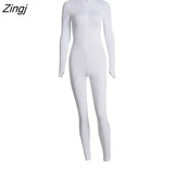 Women Jumpsuit corset 2 pieces set Solid Color Bodycon Long Romper Women Jumpsuit Bodysuit