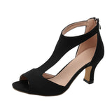 Women's Shoes 2025 Summer New High-Heeled Sandals Wish Big Sandals Women