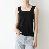 Cotton Jersey 7-Color 2025 New Summer T-Shirt Women's Slings South Korea