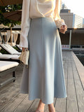 Special Price Does Not Return] Xixi Temperament Commute High-Waisted Half-Dress Swing A-Word Skirt