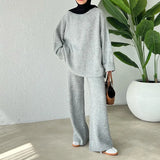 Women's Knit Dresses In Fall 2025 New Casual Fashion Pants Set For