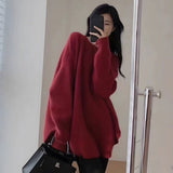 And Winter Women's New Top Temperament Long-Sleeved Knitted Shirt 2025 Autumn Women's New Fashion Sweater Bottom