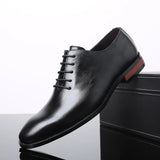 Zingj Pointed Casual Shoes Trend Business Is Breathable British Trend Increased Men's Shoes Versatile Autumn Leather Shoes