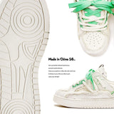 Shoes Destruction Aesthetic Series Of National Tide Leisure Youth Trend Anti-Slip Wear-Resistant High And Low Gangs Shoes Men's
