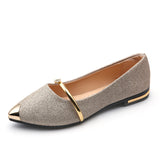 Summer Korean Version Of The New Women's Shoes Tip Flat Shoes Shallow Single