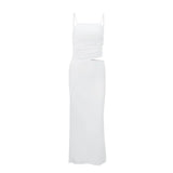 Zingj Women's Fall 2024 New Fashion Sexy Back Fake Two Slim Solid Color Sleeveless Sling