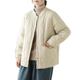 Down Cotton Coat Women's Coat Winter Loose Thin Cotton Robes New Women's Clothing Short-Term Warm Cotton