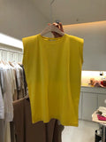 Zingj Sleeveless T-Shirt Female Loose 2024 Summer New Fashion Black Vest Shirt Student Top Wear