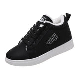 Winter Cotton Shoes Women Plus Velvet Sports Flats 2025 New Snow Boots To Keep Students Leisure