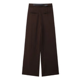 Fork Vest 2010702 Belt 100 Fold Comfortable Leisure Trousers 4661505