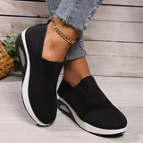 Rocking New Women's Shoes Thick-Soled Air Cushion Lazy Casual Sports Comfortable Shoes Breathable Soft-Soled Women's