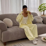 2025 New Women's Zipper Wide Leg Pants Temperament Commut Fashion