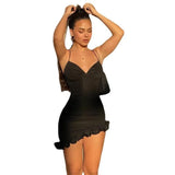 Zingj New Dress Women's Halter Skirt