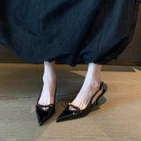 Black Temperament High-Heeled Sandals And Fairy Shoes 2025 New Spring And Summer French Dress Single