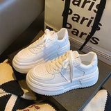 And Autumn Women's Shoes 2025 Spring New Official Casual Shoes Shoes Women Thick Background Small White Shoes