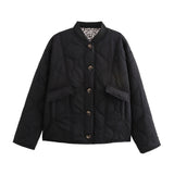 Women's ZA Autumn And Winter New Street Fashion Casual Cotton Cotton