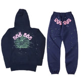 Men's And Women's Sp5der Spider Web Set 555555 Sportswear Sweater Jogging