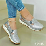 Large-Size Shoes Thick Sole Casual Fashion Women's Shoes Comfortable Flat Sole Round Head Pedal Single Shoes