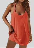 Summer Explosion Lady Slings Joint Shorts Dressing Dress Casual