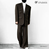 New Three-Color Splicing Colliding Color Loose Version Of The Supercool Casual Suit Jacket Female