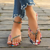 Bottom Cool Slippers Women 2025 Summer New Large-Size Braided Toe Lady Wearing