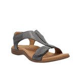 Wind Sandals Women 2025 Summer Flat Bottom Magic Sticker Beach Cool