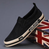 New Trendy Shoes Men's Canvas Shoes Spring And Autumn Leisure Old Beijing Cloth Shoes Lazy One Foot Pedal Shoes