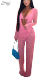Women 3 Piece Set Long Sleeve Tops Sexy Club Lace Up Bra Wide Leg Pants Fashion Office Lady Work Suit Uniforms
