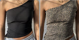 New One-Shoulder Bra Hot Babes Wind Double-Sided Wearing One-Shoulder Vest Southeast Asian Women's