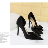 2025 New Elegant Bow Design Fine High Heels, Fashion Style High Heels Women's