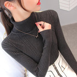 Sweater Women's Autumn And Winter Set-Up Bottom Shirt 2025 New Fashion Knitting