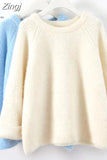 2023 Autumn Women Knitted Sweaters Jumpers Candy Color Sweet Chic Short Sweater Casual Solid Pull Femme Roupas