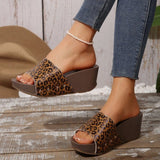 New Summer Women Thick Bottom Slope And Slippers Large Code Nailed Thick Bottom