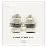 Shoe Destruction Series Of Small White Shoes Men And Women The Same Couple Bread Shoes Men's Shoes Men's