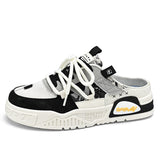 Semi-Slacker Shoes One Foot Pedal Casual Shoes Thick Soles Small White Tide Shoes Niche Design Board