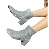 Sleek Fashion Boots Women 2025 Autumn And Winter New Fashion Martin Boots Coarse And Short Boots