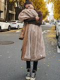 Women Cotton Padded Parkas Coat Female Turn Down Collar Mujer Thick Warm Jacket Liner Fashion