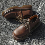 Zingj New Brown Men's Derby Men's Shoe Man